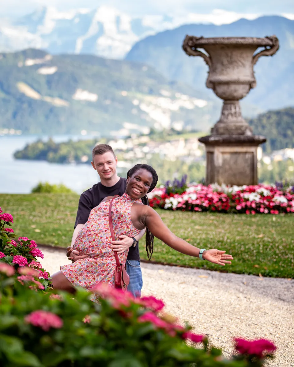 Dreilindenpark Luzern – Panorama über den Vierwaldstättersee und die Berge
