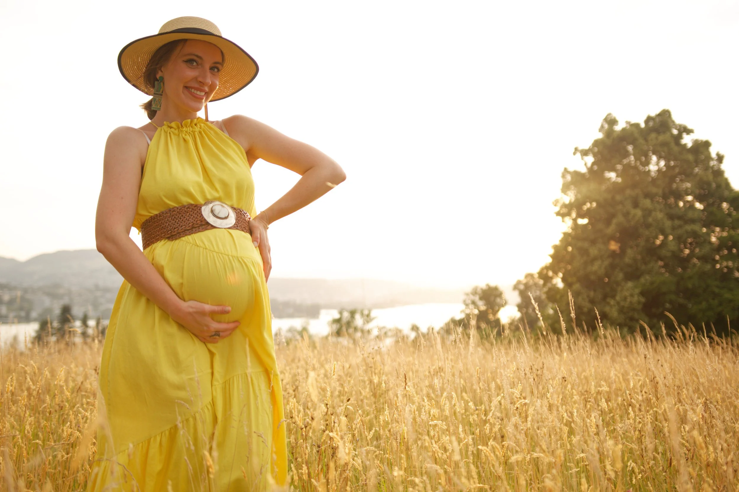 Schwangere Frau Luzern 2023 – Babybauch Portrait