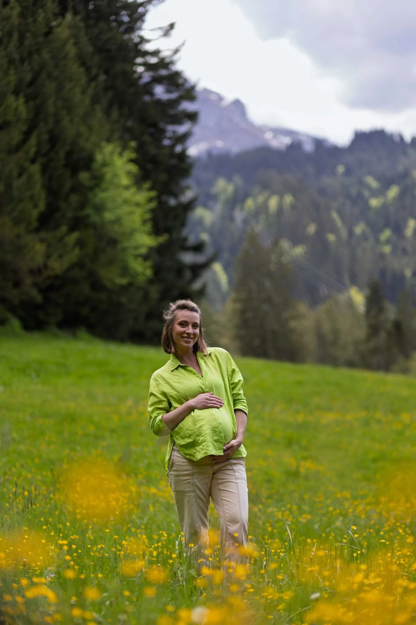Babybauch Fotografie Luzern – Portrait Schwangerschaft