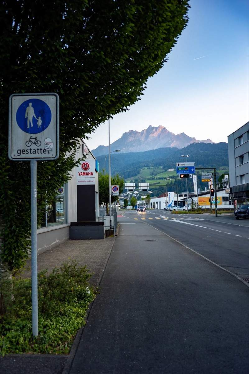 Luzern Altstadt – Charakter des vintage Glases