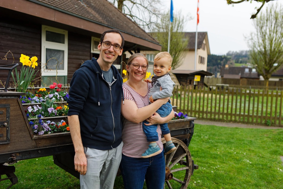Familienshooting Zentralschweiz – goldenes Licht
